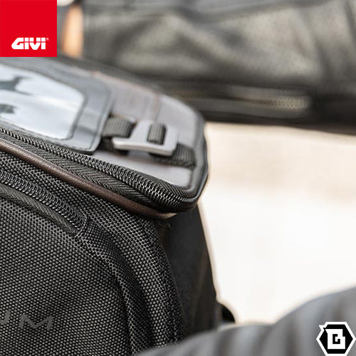 GIVI CRM103 タンクバッグ CORIUM マグネット / ストラップタイプ 8L容量 ダークブラウン / ブラック