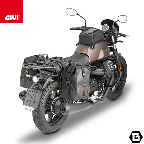 GIVI CRM105 サドルストラップ CORIUM サイドバッグ CRM102 / CRM106 専用 ダークブラウン / ブラック