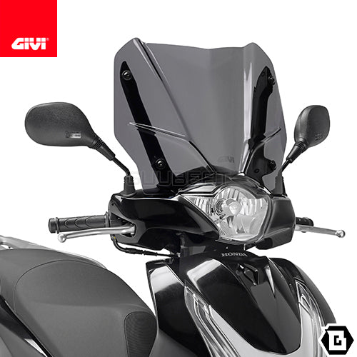 GIVI D1128S スクリーン スモーク／HONDA SH150i / HONDA SH125i専用