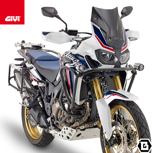 GIVI D1144BO スポーツスクリーン  マットブラック／HONDA CRF1000L アフリカツインADVSPORTS / HONDA CRF1000L アフリカツイン / HONDA CRF1000L アフリカツイン専用