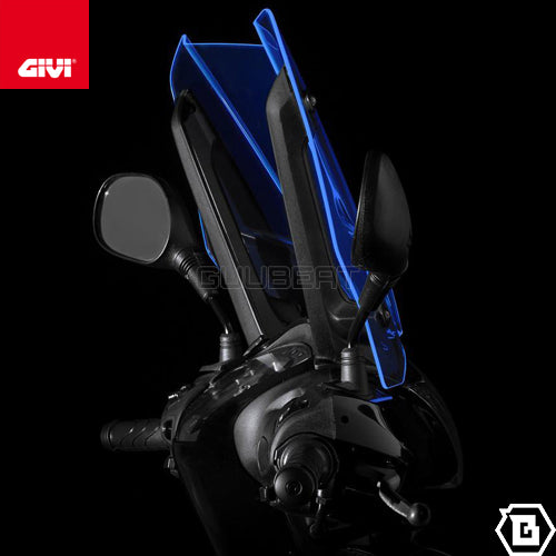 GIVI D1155BL スクリーン ICE ブルー／HONDA SH150i / HONDA SH125i専用