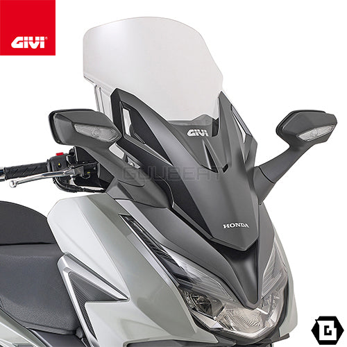 GIVI D1187ST スクリーン  クリア／HONDA フォルツァ350 / HONDA フォルツァ250 / HONDA フォルツァ350 / HONDA フォルツァ250他専用