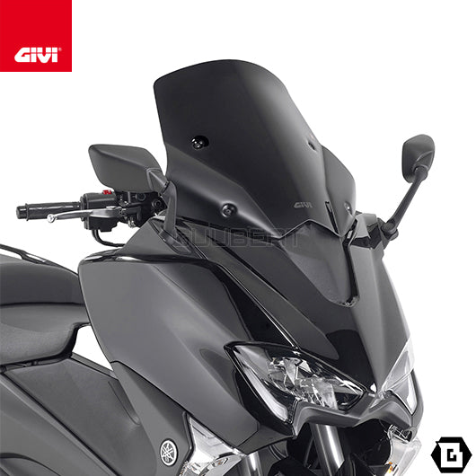 GIVI D2013B スポーツスクリーン  ブラック／YAMAHA TMAX 530専用