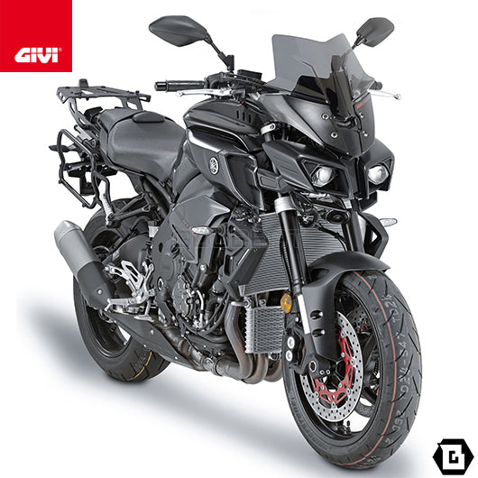 GIVI D2129B スポーツスクリーン ブラック／YAMAHA MT-10専用