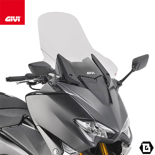 GIVI D2133ST スクリーン  クリア／YAMAHA TMAX 560 / YAMAHA TMAX 530専用