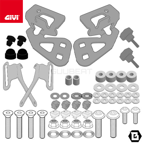 GIVI D2139KIT フィッティングキット ステー スクリーン用／YAMAHA トレーサー 900 / YAMAHA トレーサー 900 GT専用