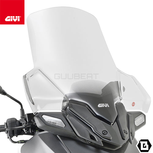 GIVI D2167ST スクリーン クリア／YAMAHA XMAX 300 / YAMAHA XMAX 250 / YAMAHA XMAX 125専用