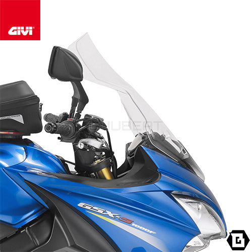 GIVI D3110ST スクリーン  クリア／SUZUKI GSX-S 1000 / SUZUKI GSX-S 1000 F専用