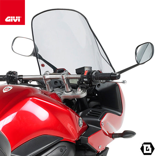 GIVI D437S スクリーン スモーク／YAMAHA FZ1 フェザー専用