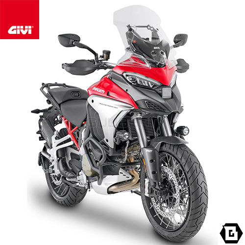 GIVI D7413ST スクリーン クリア／DUCATI ムルティストラーダ V4 / DUCATI ムルティストラーダ V4S専用