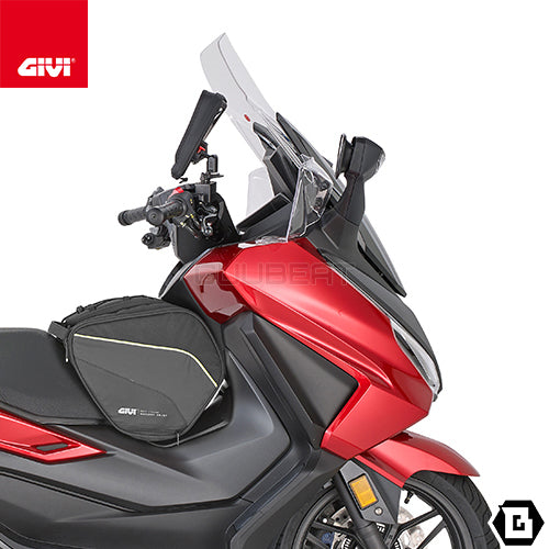 GIVI DF1166 ハンドディフレクター サイドスクリーン クリア／HONDA フォルツァ350 / HONDA フォルツァ250 / HONDA フォルツァ350 / HONDA フォルツァ250他専用