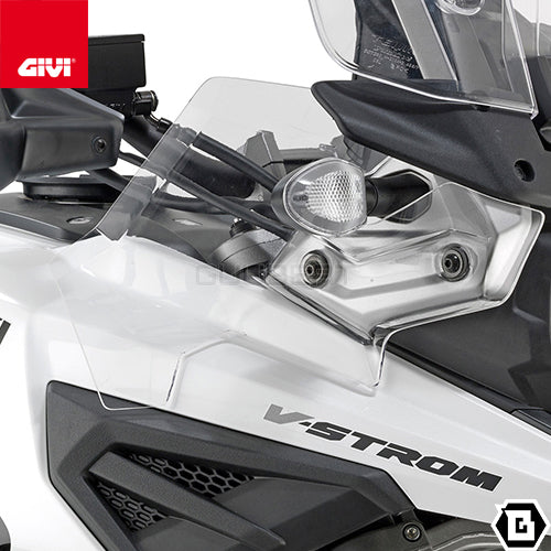 GIVI DF3117 ハンドディフレクター サイドスクリーン クリア ／ SUZUKI Vストローム 1050 DE / SUZUKI Vストローム 1050他専用