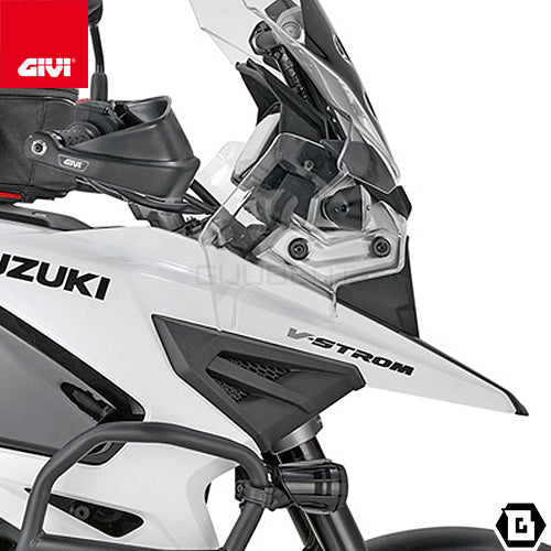 GIVI DF3117 ハンドディフレクター サイドスクリーン クリア／SUZUKI Vストローム 1050 / SUZUKI Vストローム 1050 DE専用