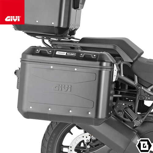 GIVI DLMK36BPACK2 Trekker Dolomiti サイドケース 左右セット マットブラック アルミ 36L