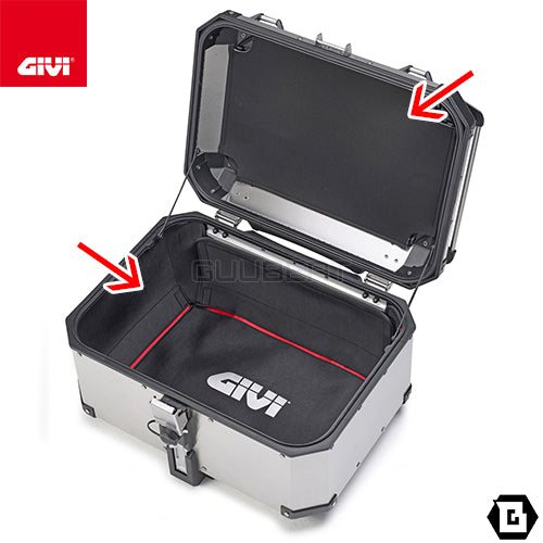 GIVI E201B インナーマット OBKN58 TREKKER OUTBACK専用｜底面・蓋ライニングセット