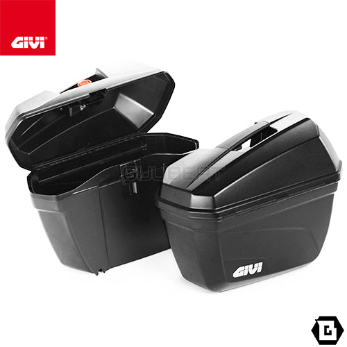 GIVI E22N サイドケース MONOKEYタイプ 左右セット 片側22L容量 ブラック