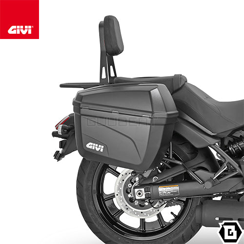 GIVI E22N サイドケース MONOKEYタイプ 左右セット 片側22L容量 ブラック
