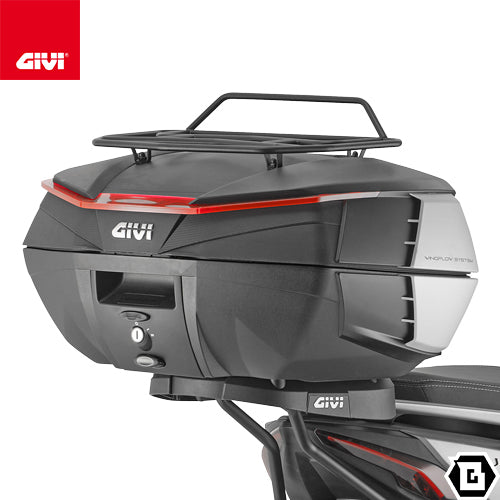GIVI E256 メタルラック ブラック V49N / V49B 専用 420×270mm トップケース用
