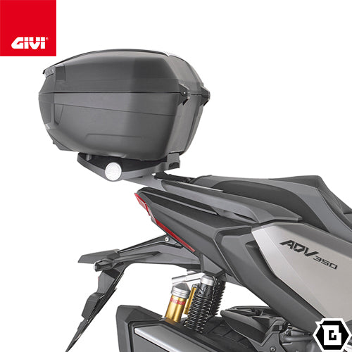 GIVI E46NB トップケース 46L容量 RIVIERA ( リビエラ ) トリプルブラック MONOLOCK ( モノロック ) リフレクター スモーク ブラック / スモーク