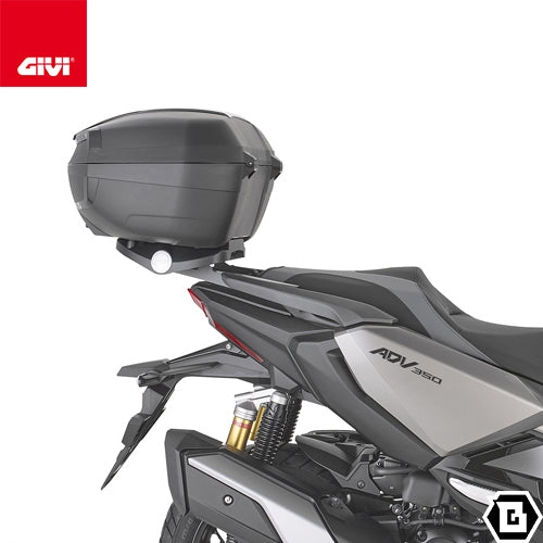 GIVI E46NT2 トップケース 46L容量 TECH RIVIERA ( テック リビエラ ) MONOLOCK ( モノロック ) クリア ブラック / クリア