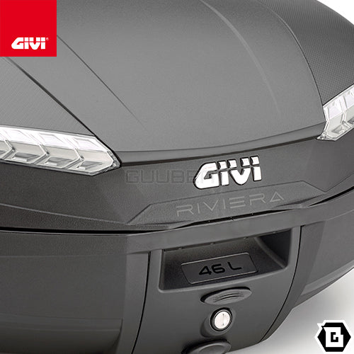 GIVI E46NT トップケース 46L容量 TECH RIVIERA ( テック リビエラ ) MONOLOCK ( モノロック ) リフレクター スモーク ブラック / スモーク