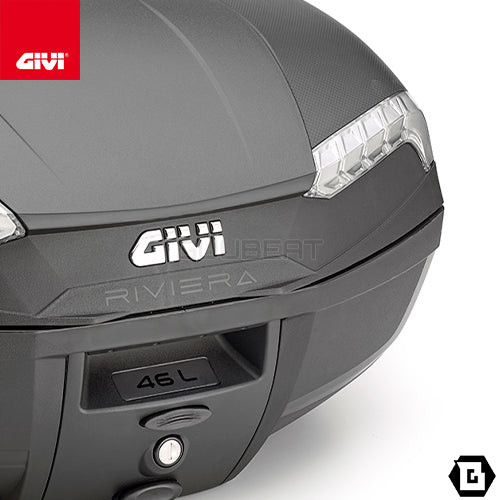 GIVI E46NT トップケース 46L容量 TECH RIVIERA ( テック リビエラ ) MONOLOCK ( モノロック ) リフレクター スモーク ブラック / スモーク