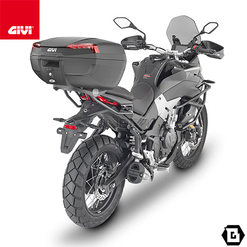 GIVI E46N トップケース 46L容量 RIVIERA ( リビエラ ) MONOLOCK ( モノロック ) リフレクター レッド ブラック / レッド