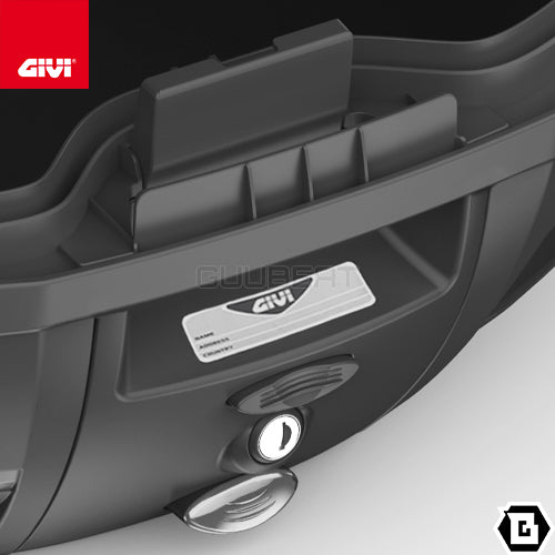 GIVI E46N トップケース 46L容量 RIVIERA ( リビエラ ) MONOLOCK ( モノロック ) リフレクター レッド ブラック / レッド