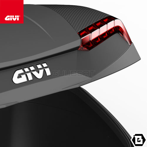 GIVI E46N トップケース 46L容量 RIVIERA ( リビエラ ) MONOLOCK ( モノロック ) リフレクター レッド ブラック / レッド