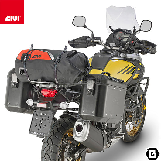 GIVI EA114BR 防水ドラムバッグ 30L容量 ブラック / レッド