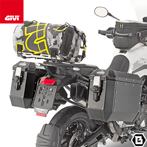 GIVI EA114CM 防水ドラムバッグ 30L容量 カモフラージュパターン グレー / イエロー