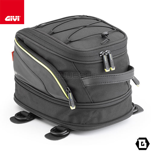 GIVI EA132 シートバッグ ストラップベルト固定 8L - 11L容量可変 ブラック