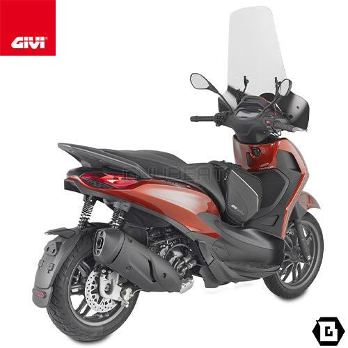 GIVI EA135 スクーターバッグ 15L容量 320mm×300mm×250mm ブラック／HONDA フォルツァ350 / HONDA フォルツァ250専用