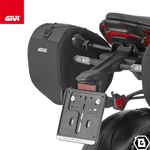 GIVI EASY12L ソフトサイドバッグ Easy-T 左側 18L ステルスシステム対応 防水インナー付 バイク用ツーリングバッグ