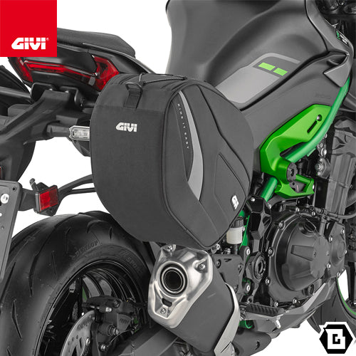 GIVI EASY12R ソフトサイドバッグ Easy-T 右側 18L ステルスシステム対応 防水インナー付 バイク用ツーリングバッグ
