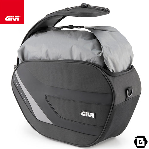 GIVI EASY12R ソフトサイドバッグ Easy-T 右側 18L ステルスシステム対応 防水インナー付 バイク用ツーリングバッグ