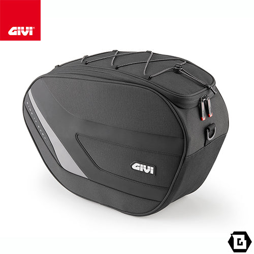 GIVI EASY12R ソフトサイドバッグ Easy-T 右側 18L ステルスシステム対応 防水インナー付 バイク用ツーリングバッグ