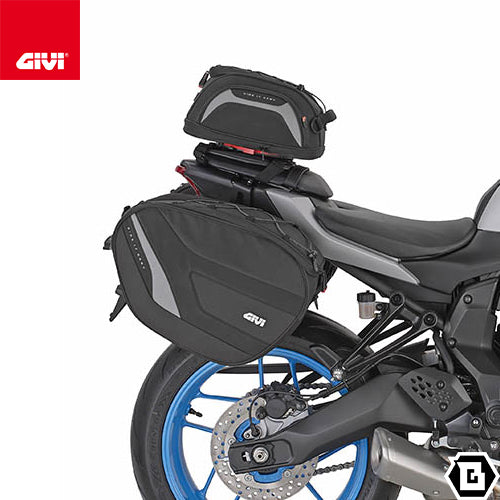 GIVI EASY12R ソフトサイドバッグ Easy-T 右側 18L ステルスシステム対応 防水インナー付 バイク用ツーリングバッグ