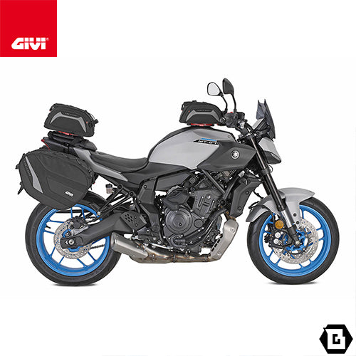 GIVI EASY12R ソフトサイドバッグ Easy-T 右側 18L ステルスシステム対応 防水インナー付 バイク用ツーリングバッグ