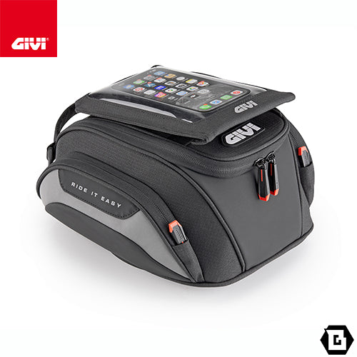 GIVI EASYSH スマホホルダー EASY-Tシリーズ対応 タッチ操作可 M.O.L.L.E取付 バイク用ナビホルダー