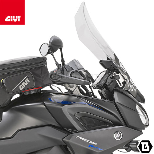 GIVI EH2139 ハンドガードエクステンション スモーク／YAMAHA トレーサー 900 / YAMAHA トレーサー 900 GT専用