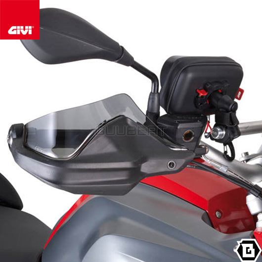 GIVI EH5108 ハンドガードエクステンション スモーク／BMW F 850 GS / BMW F 800 GS ADVENTURE / BMW R 1250 GS専用