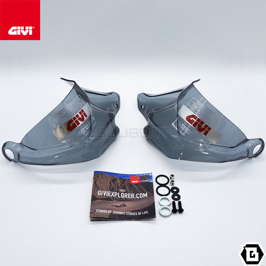 GIVI EH5108 ハンドガードエクステンション スモーク／BMW F 850 GS / BMW F 800 GS ADVENTURE / BMW R 1250 GS専用