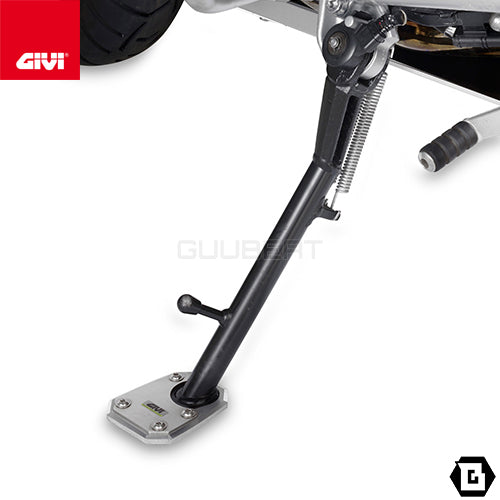 GIVI ES5108 サイドスタンドプレート シルバー／BMW R 1250 GS / BMW R 1200 GS専用