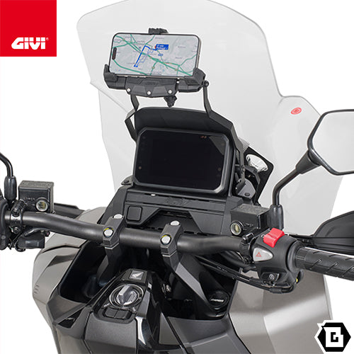 GIVI FB1197 スクリーンマウントバー ブラケット スマホホルダー・ナビ取付対応｜HONDA ADV350 対応