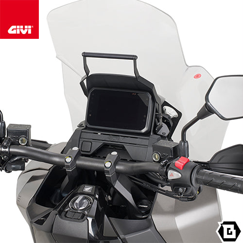 GIVI FB1197 スクリーンマウントバー ブラケット スマホホルダー・ナビ取付対応｜HONDA ADV350 対応