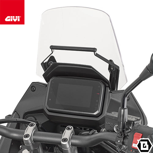 GIVI FB1220 スクリーンマウントバー ブラケット スマホホルダー・ナビ取付対応｜HONDA XL750 トランザルプ / XL750 トランザルプ E-CLUTCH 対応