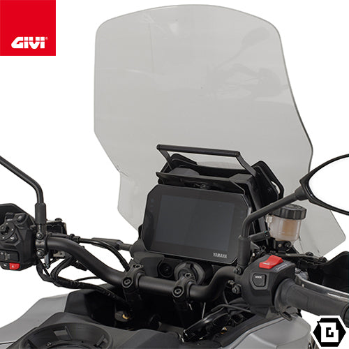 GIVI FB2171 スクリーンマウントバー ブラケット スマホホルダー・ナビ取付対応｜YAMAHA トレーサー 9 / トレーサー 9 GT 対応