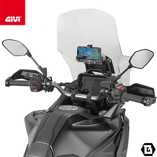 GIVI FB2179 スクリーンマウントバー ブラケット スマホホルダー・ナビ取付対応｜YAMAHA トレーサー 700 GT 対応