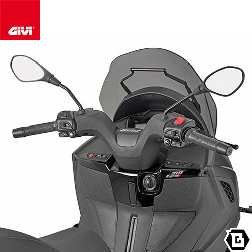 GIVI FB5622 スクリーンマウントバー ブラケット スマホホルダー・ナビ取付対応｜PIAGGIO MP3 310 対応